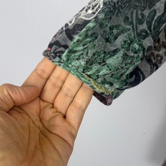 Per Una Casual Multicoloured Floral Patterned 3/4 Sleeve Top Size 10 - Picture 5 of 12